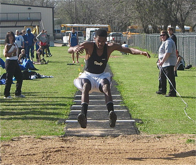 Image: John Isaac — Isaac finishes 1st in the triple jump and 4th in the long jump.