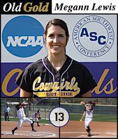 Image: Megann represents — Formerly an Italy High School Lady Gladiator and currently a pitcher for Hardin-Simmons University, righthander #13 Megann Lewis continues to lead the HSU Cowgirls as well as help blaze a trail for the next generation of Lady Gladiators hoping to play at the college level.