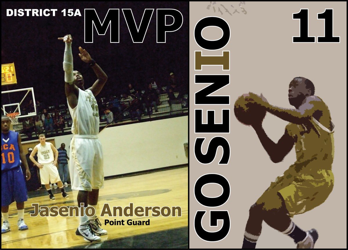 Image: Jasenio Anderson(11) — Italy Gladiator point guard Jasenio Anderson(11) was named the 2009-2010 District 15A “Most Valuable Player.”