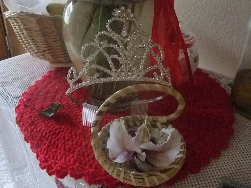 Image: Evelyn Jenkin’s Crown — Evelyn proudly displays her crown in her room as a remembrance of a wonderful day.