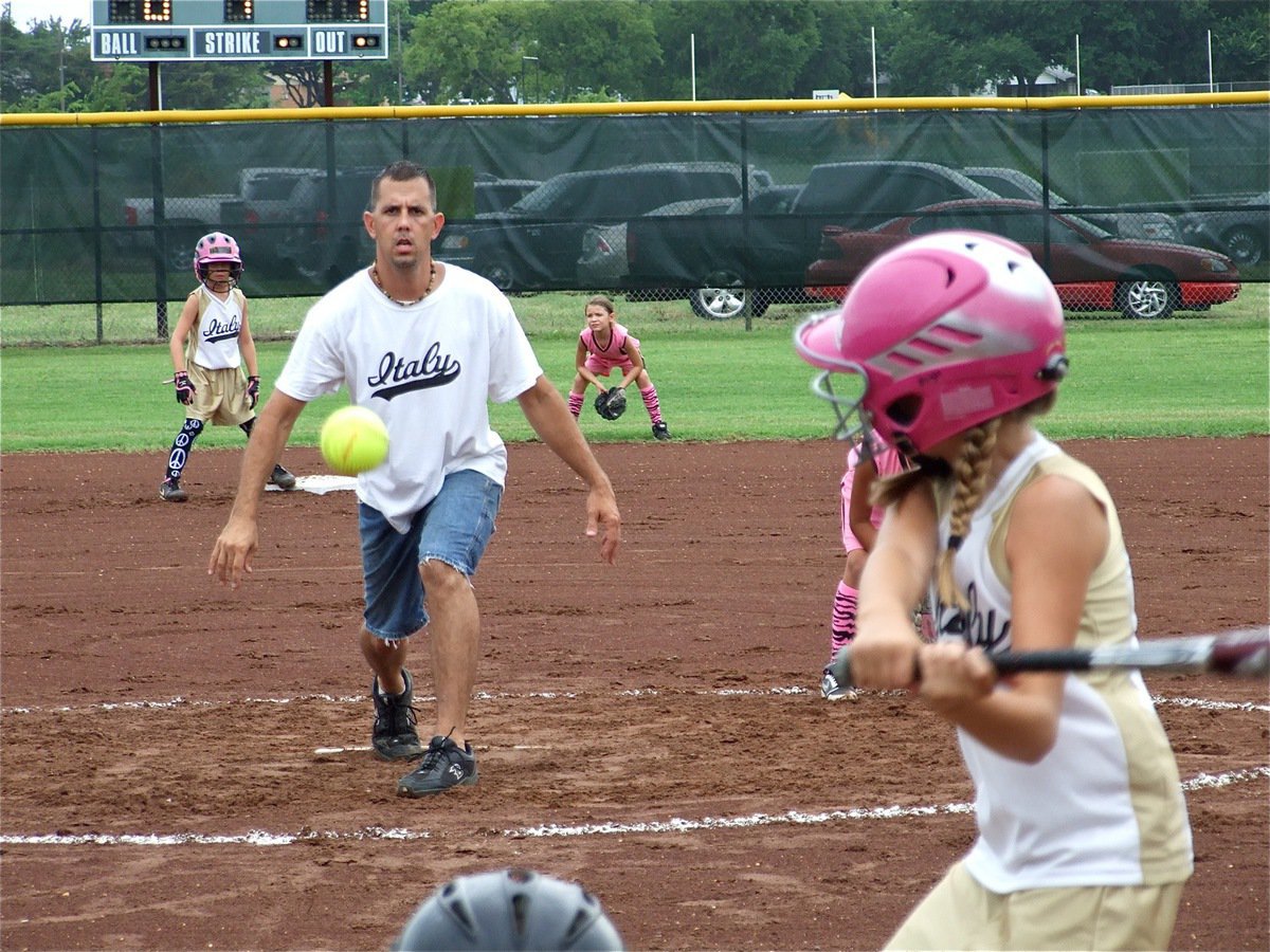 Image: Stephen pitches