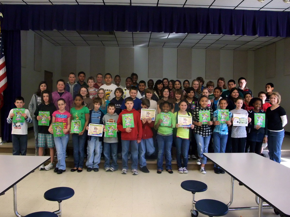 Image: Stafford Fifth &amp; Sixth Graders — These fifth and sixth graders have volunteered to participate in raising funds for St. Jude’s Children’s Hospital.