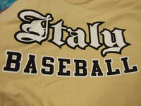 Image: Do you have your t-shirt yet? — The concession stand sells Italy Baseball t-shirts for $12.