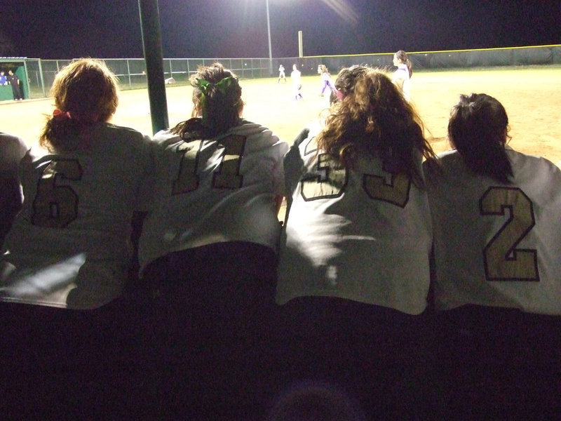 Image: Lady Gladiators watch with a careful eye — Don’t be mistaken.  The JV Lady Gladiators are a force to be reckoned with.  On Thursday night, Italy took on the Lady Bulldogs from Everman and ended with a winning score of 8-7.