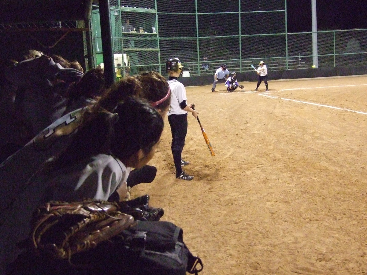 Image: Drenda is ready — Sophomore Drenda Burke is ready at the plate.