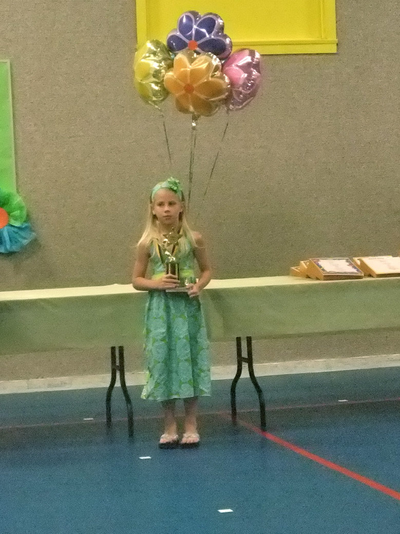 Image: Lacie Mott — Lacie Mott had the highest grade average for second grade.