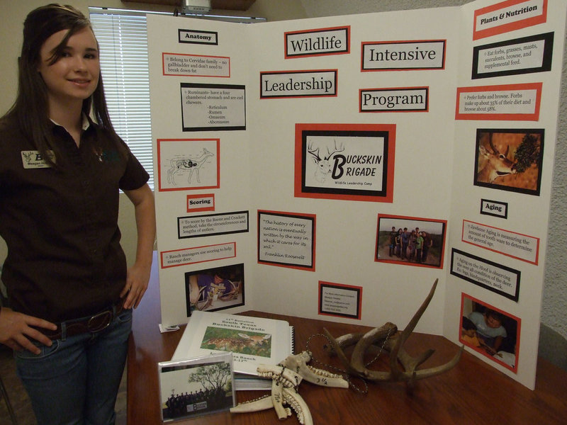 Image: Meagan’s treasures — Local freshman, Meagan Hooker, traveled to Carrizo Springs, Texas this summer and learned about biology, ecology and general conservation.  She is wanting to share this information with all of her fellow students at IHS.