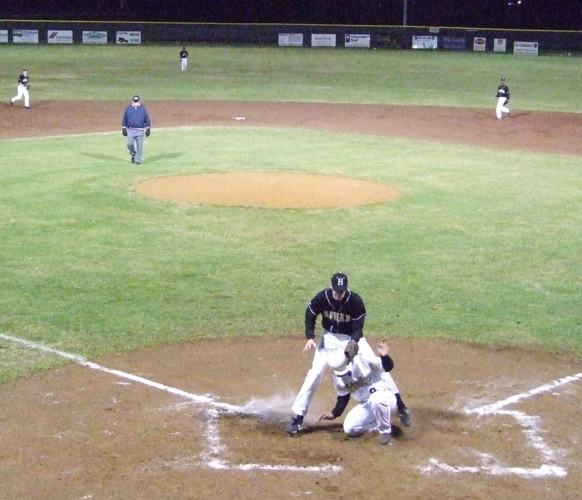 Image: Gladiator scores; he’s safe! — The final score against Hubbard was 7-3 Italy on Thursday night.