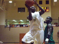 Image: Diamond Shines — Italy’s #4 Diamond Rodgers scores late in the contest against Kerens but the Bobcats come from behind to defeat the Italy Gladiators 69-55 and get crowned the Tournament Champions of the 2008 Kiwanis Classic.