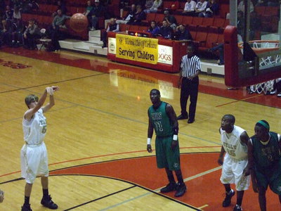 Image: Colton At The Line — Italy’s #5 Colton Campbell earns free throws against Kerens.