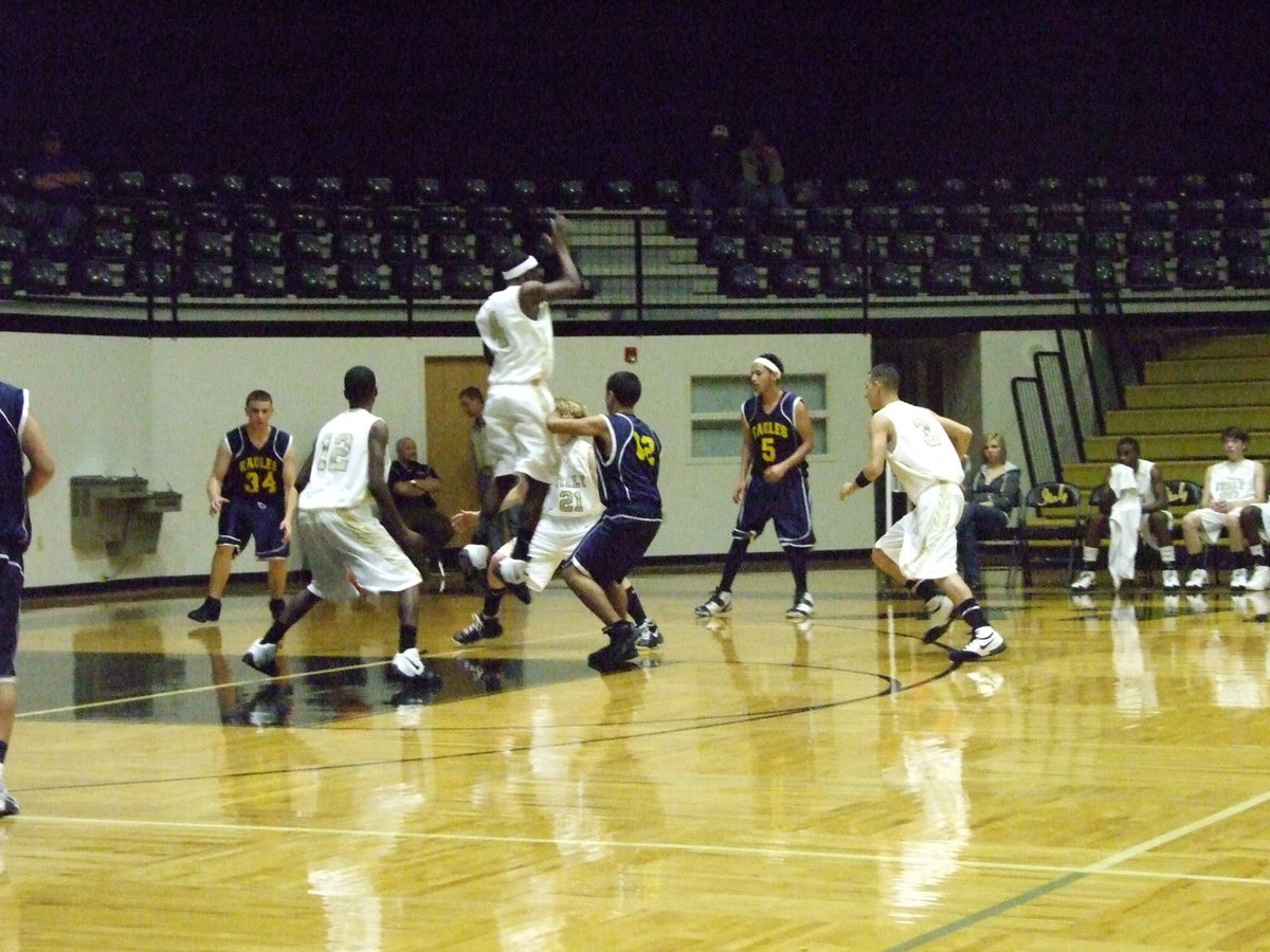 Image: Diamond Deflects — Grand Prairie tries to break down the Gladiator defense.