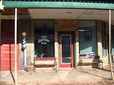 Image: Jeff’s Barber Shop — Jeff Jaynes has been a barber for 45 years.