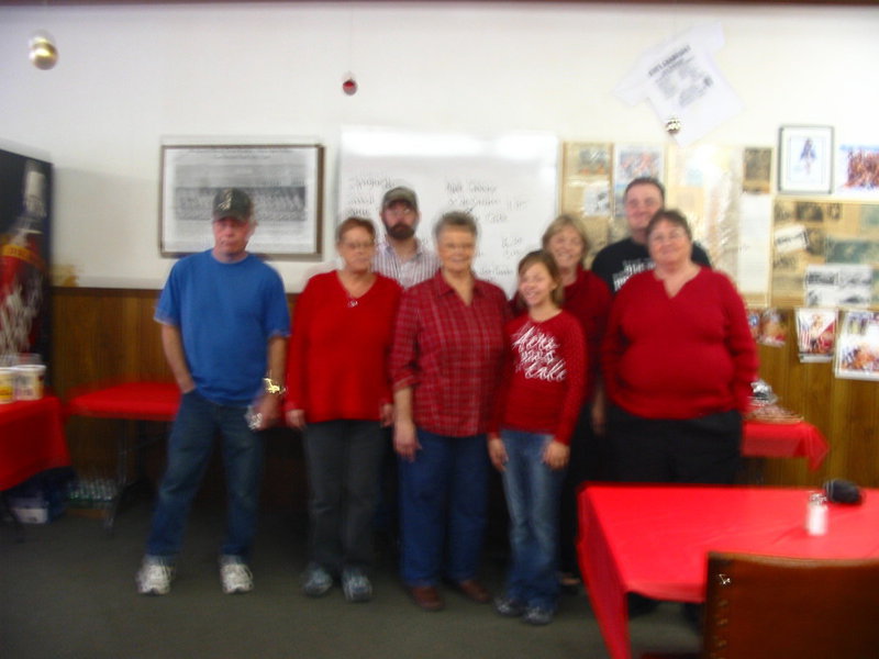 Image: Doris Mitchell with family members