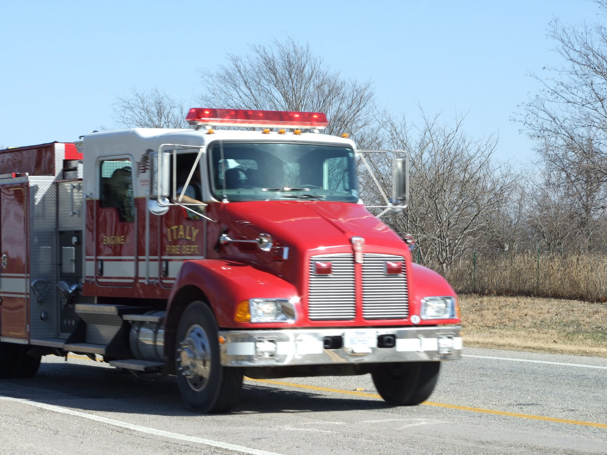 Image: Back To The Station — Caitlin McCown expressed her gratitude for the Italy Fire &amp; Police Departments taking good care of her after being upside down in her Isuzu Trooper on Chambers Creek Bridge.