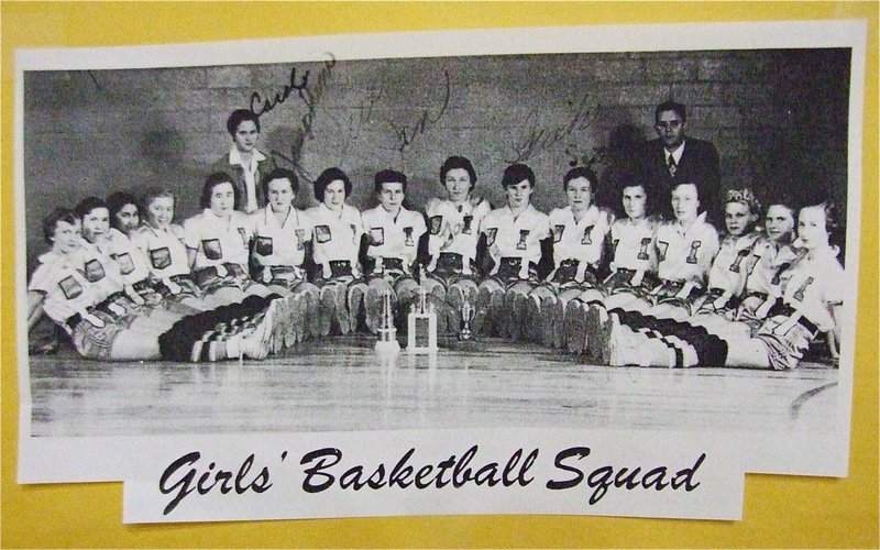 Image: 1955 Girls State Semi-Finalists — The 1955 Girls State Semi-Finalists basketball team (30-5) was honored during “Throwback Night” at Italy Coliseum Friday night. The team was the only Italy team to ever win 30 games in a season.