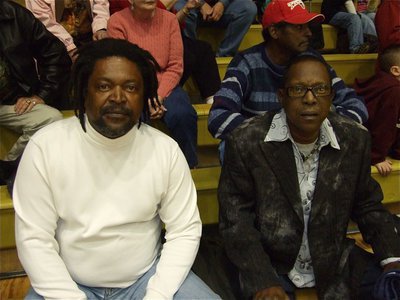 Image: Willie and Howard — Willie Reese and Howard Wilson were honored guests as a part of the 1974 boys regional finalists basketball team.