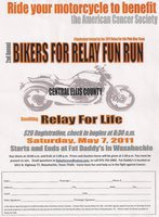 Image: Bikers for Relay Fun Run Registration Form