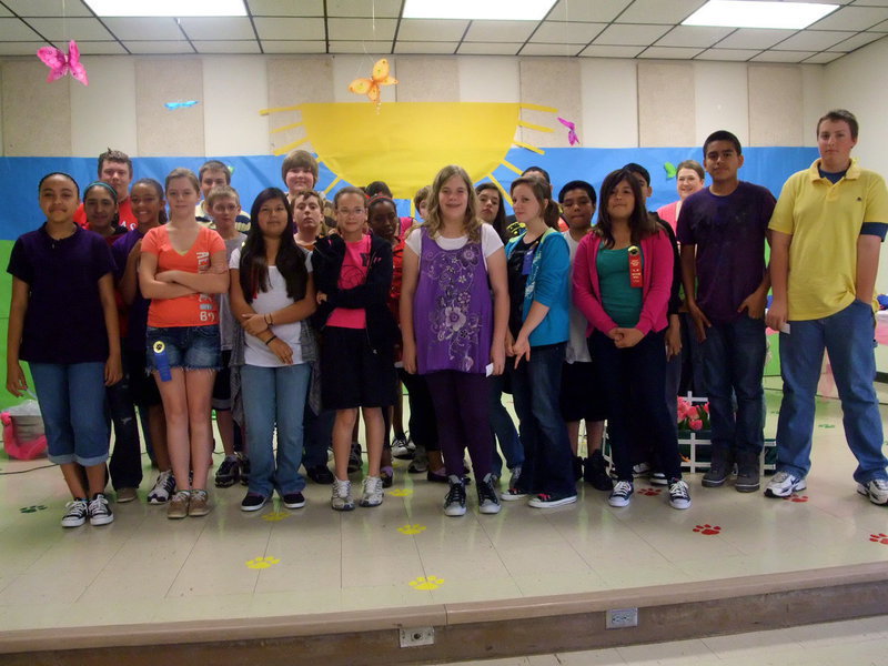 Image: Tiger Leadership Awards — These sixth graders lost no “Tiger Paws”.