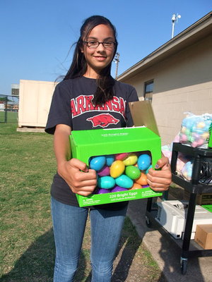 Image: Lots and lots of eggs — These eggs are ready to be put out for all the little egg hunters.