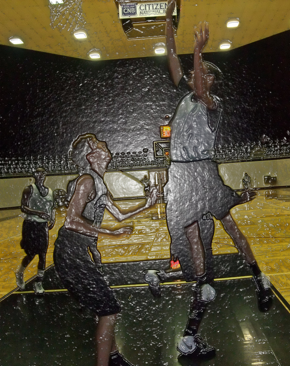 Image: One for the ages — The Varsity Boys game with the Grandview Zebras came down to the final shot. Grandview needed a 3-pointer to tie but put in the rebound for 2-points and fell 1-point shy of the Gladiators, who showed great poise late in the game to win 52-51.