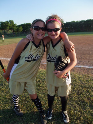 Image: Bailey and Tara — These two were about to play key roles in their team’s win against Itasca.