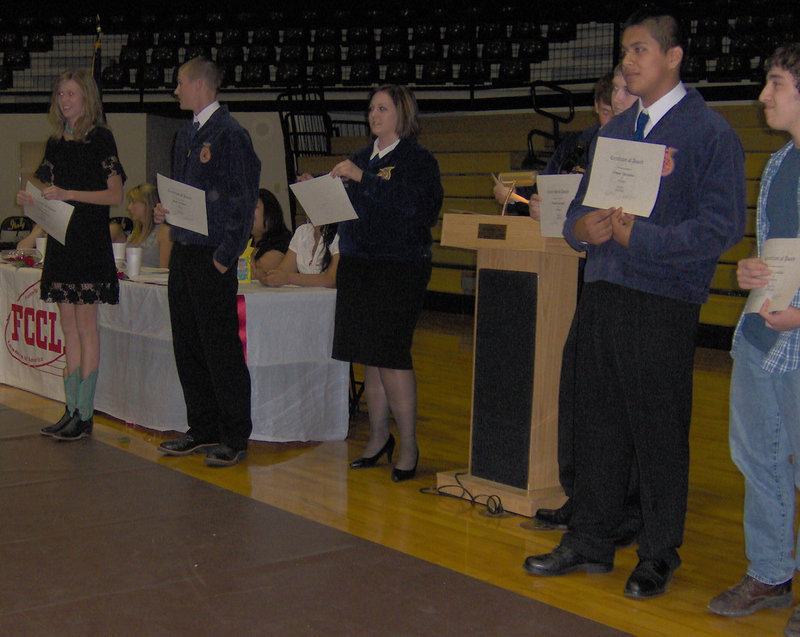 Image: FCCLA and FFA celebrate their 60th Annual Banquet together — Family, Career and Community Leaders of America (FCCLA) held it’s awards ceremony first and then the Future Farmers of America (FFA) made it’s presentations.