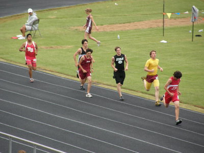 Image: Ryan’s a warrior — Ryan Ashcraft overcame a rolled ankle while warming up in order to compete in the 1600 meter event. Ashcraft demonstrated how a Gladiator never gives up, never gives in and never stops believing.
