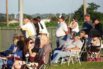 Image: Fan overflow — There was a standing room only crowd during the Regional Quarterfinal game against Meridian.