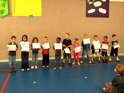 Image: Amanda Daughtry’s Kindergarten Class — This class did all their homework.