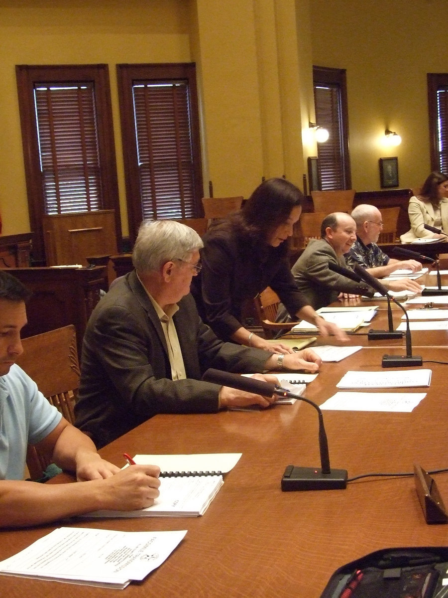 Image: Court’s In Session — The Ellis County Commissioners Court is now in session and prepares to read a proclamation.