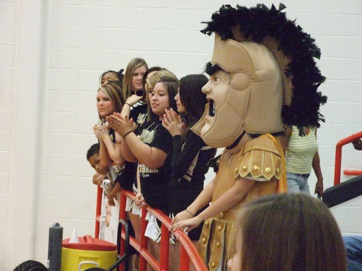 Image: “Head” Mascot — Italy’s Mascot got the big head late in the game once the Gladiators had the game wrapped up.