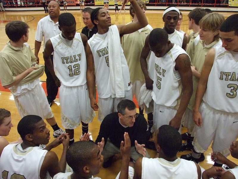 Image: Feeling Good — Italy’s feeling good late in the game knowing their about to knock Itasca out of the playoffs by beating their rivals and claiming the Regional Quarterfinal Championship 78-71.