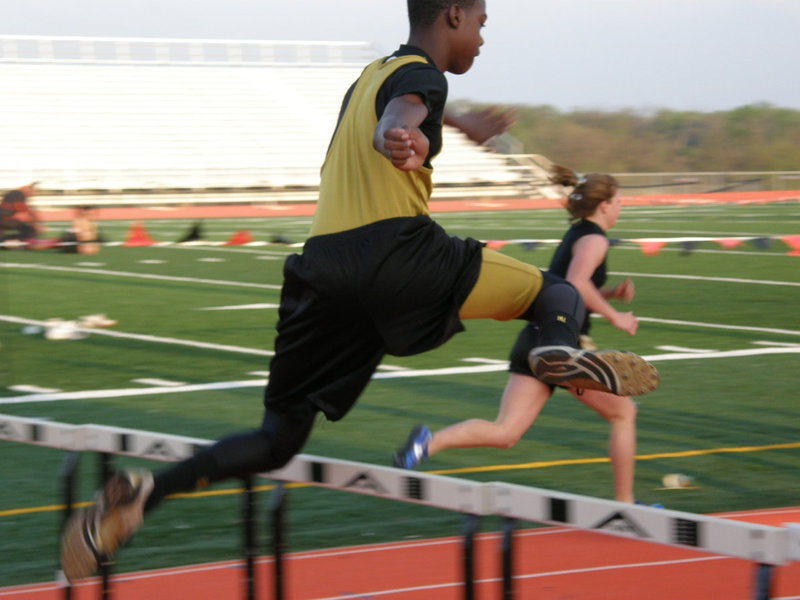 Image: Devonta hurdles — Devonta hurdled over the competition.
