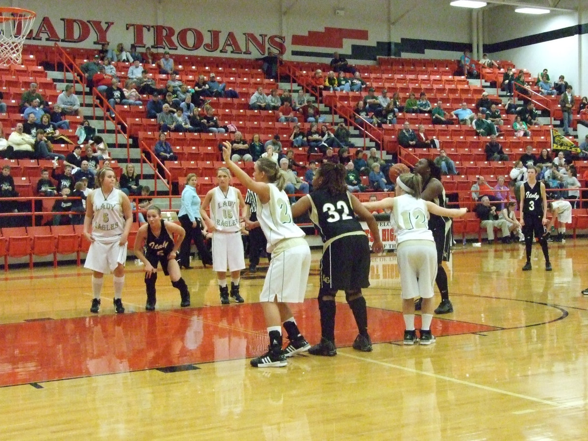 Image: Reed from the line — It was all on the line for the Lady Gladiators as they needed to a win to keep their season rolling and their dreams for a state title alive.