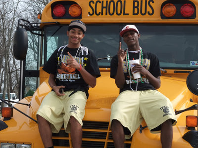 Image: We schooled Menard — Dontavius and Diamond give an early sign as to who was about to win the Area Championship.
