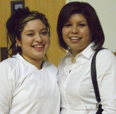 Image: Blanca and Blanca — Senior Blanca Figueroa is joined by her mom, Mrs. Blanca Figueroa.