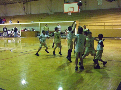 Image: Gary For Two! — Italy 19’s #5 Gary “GScot” Escamilla puts up a shot in the Boys 3rd &amp; 4th grade division.