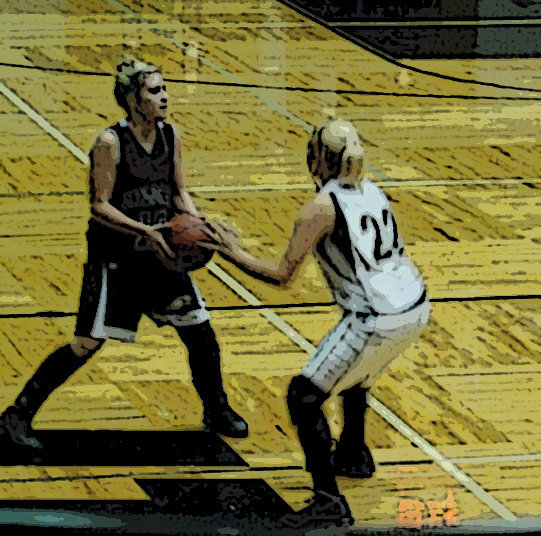 Image: Megan Richards Defends — Megan Richards #22 plays aggressive on defense against a Mildred Lady Eagle player. The game wasn’t always picture perfect for Italy, but Richards turned it into a masterpiece by stroking the winning jump shot with 3-seconds left in the game.