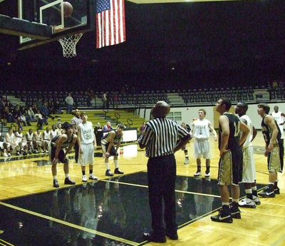 Image: Hayes Free Throws — Justing Hayes #1 scored in the 4th quarter.