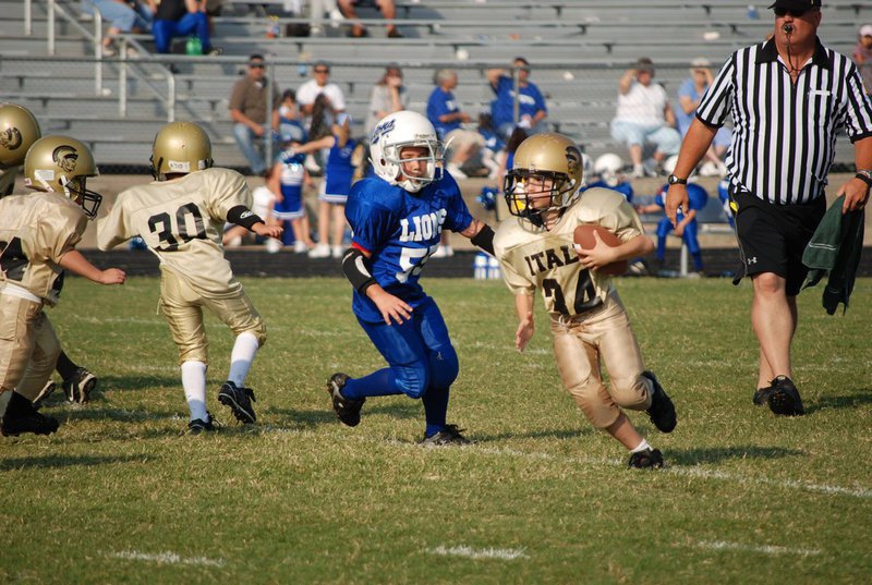 Image: Chased by a Lion — Italy won 27 to Blooming Grove 6.