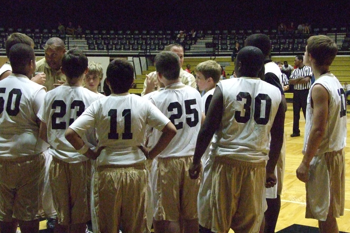 Image: Coaches Mayberry and Ward — Coaches instruct the troops.