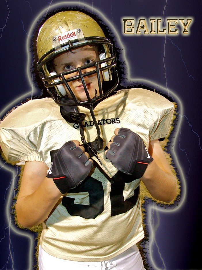 Image: Punching cattle — Bailey Walton(52) is proud of the fight he and his teammates displayed as the Italy JV Gladiators knockout the Axtell Longhorns, 16-8, in an electrifying game at Willis Field Ranch.