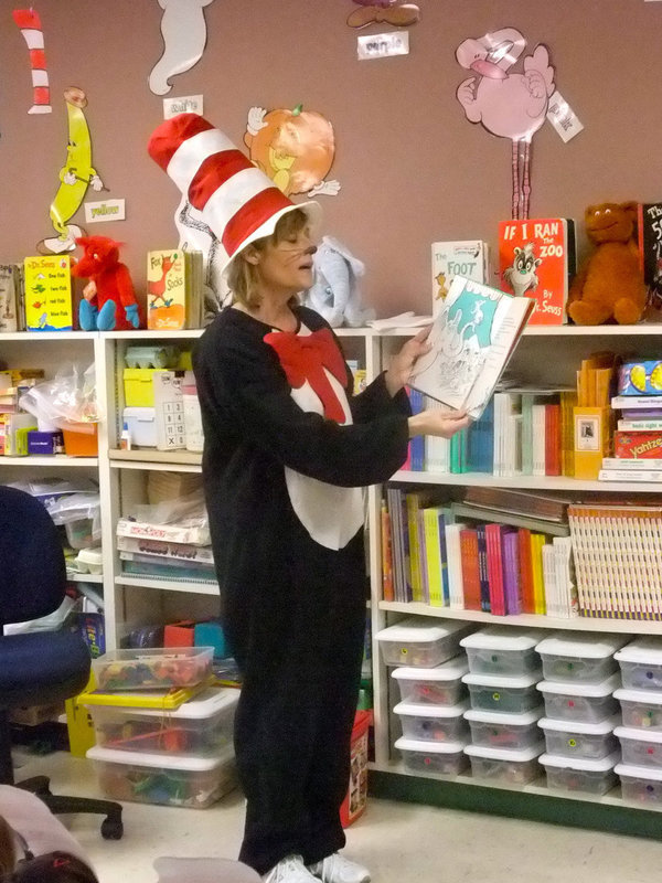 Image: Cat in the Hat — Stafford aide Ramona Simon is the cutest Cat in the Hat.