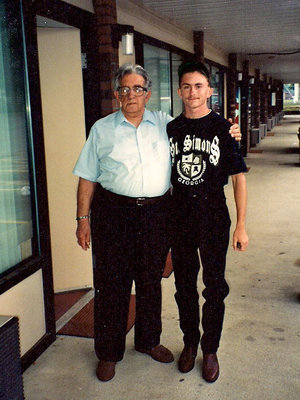 Image: Father and Grandson — Mike Maida (Karen Mathiowetz’s father) and his grandson Carson Heifstetler.
