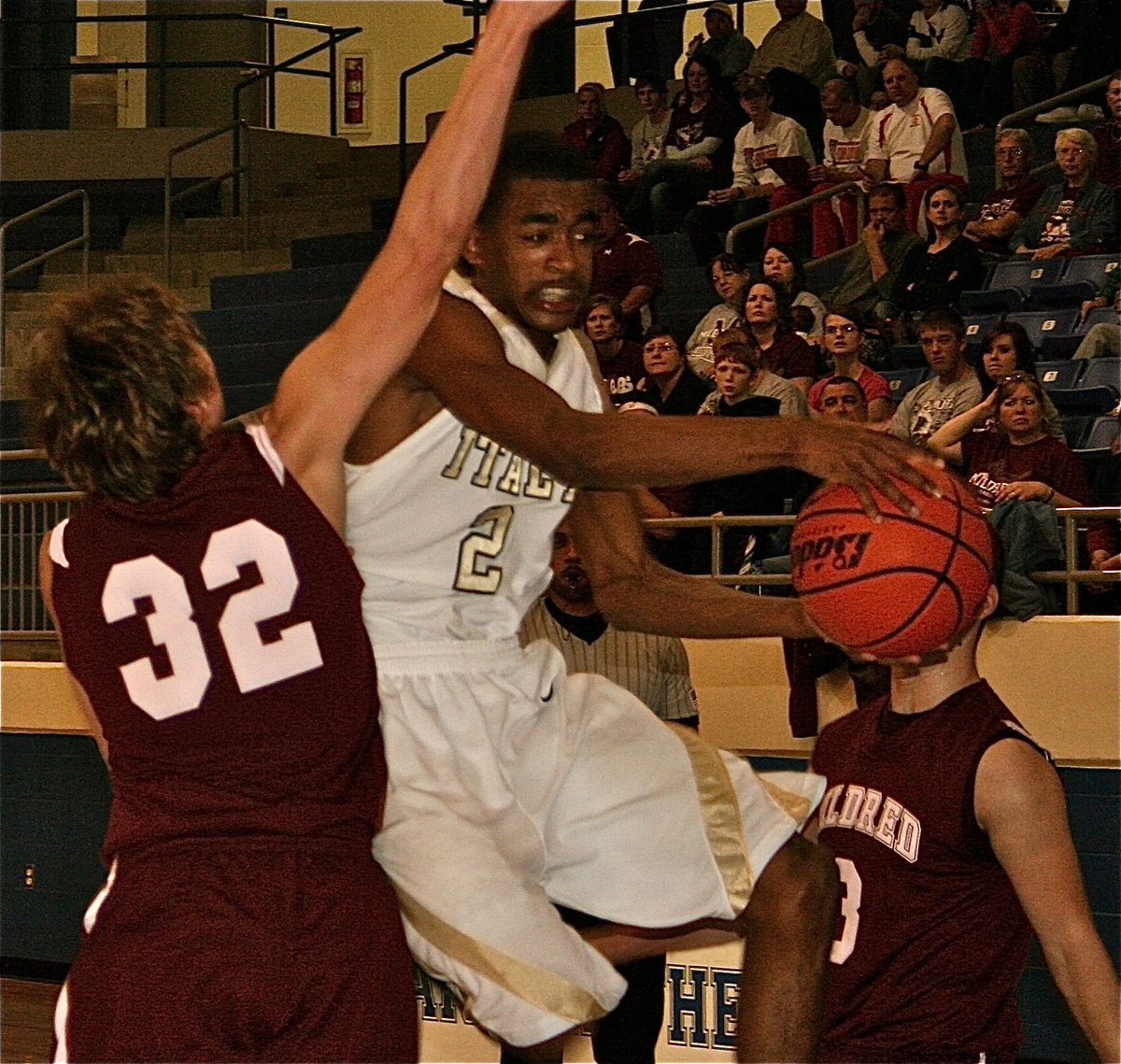 Image: 2 talented — Gladiator Heath Clemons(2) used his acrobatic abilities to score against the Eagles Friday night.