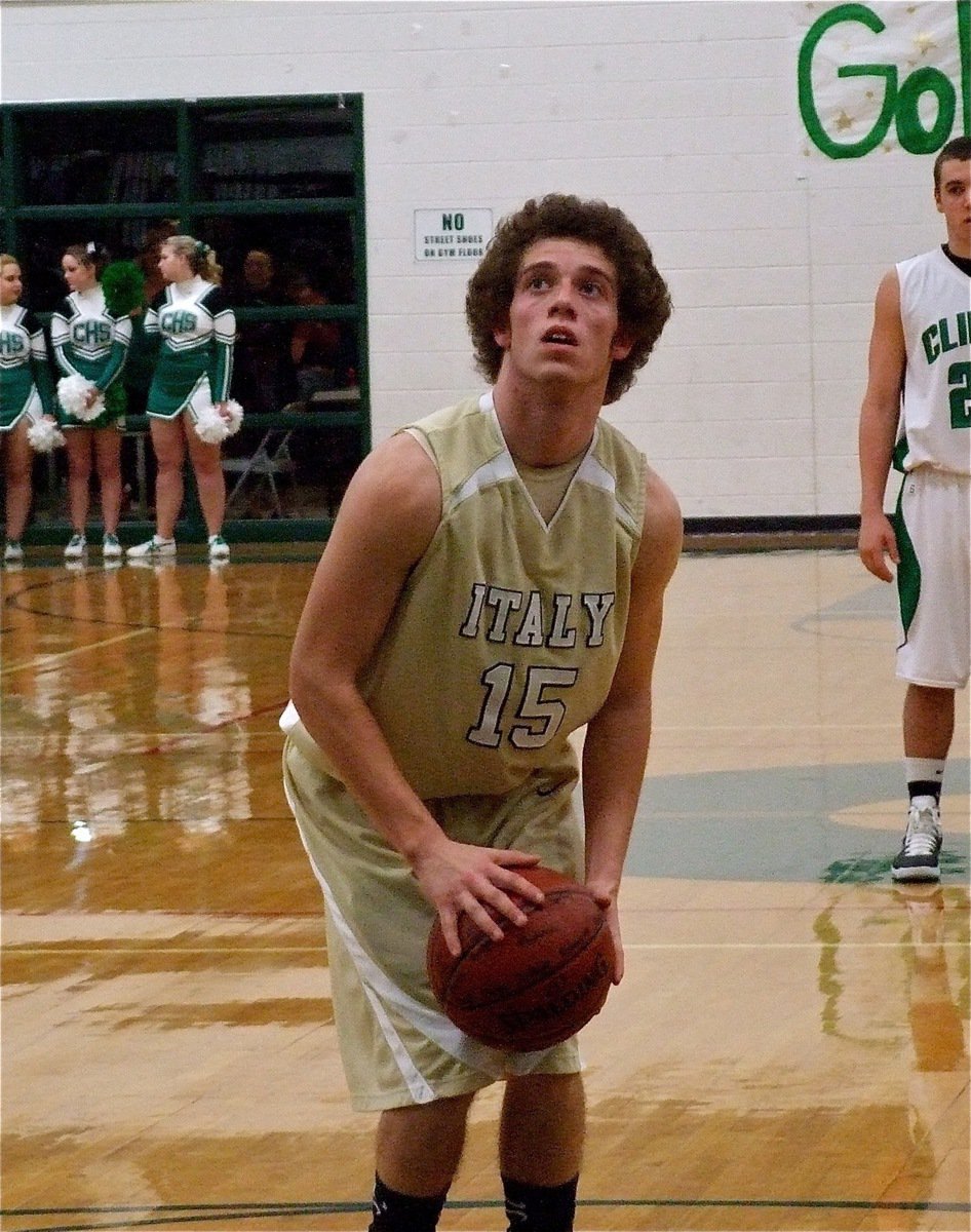 Image: Souder at the line — Italy’s Brandon Souder(15) gets to the line against Clifton. Souder and his Gladiator teammates win big, 78-60, over the Clifton Cubs.