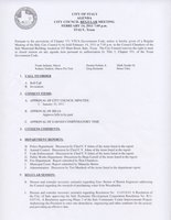 Image: Agenda, page 1