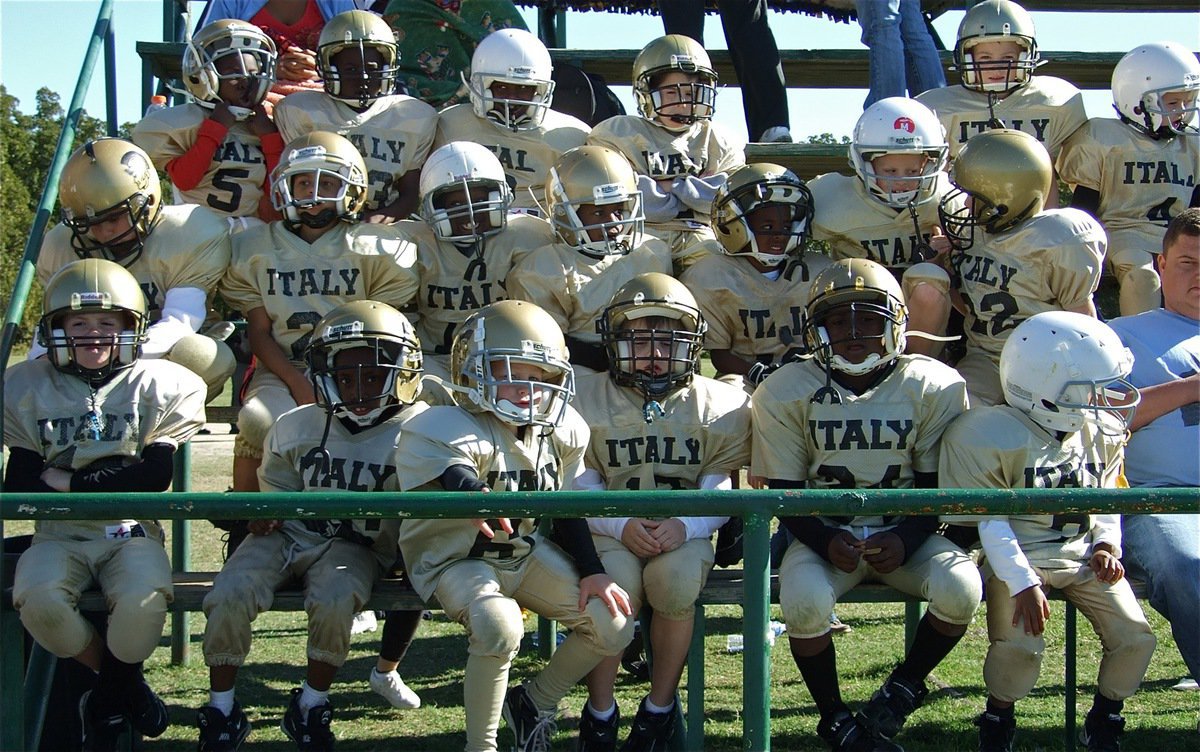 Image: The IYAA C-Team players relax before shocking the world! — The IYAA C-Team shocked the world after upsetting Scurry-Rosser 12-6, in overtime, to win the 2010 NESA C-Division Conference Championship game. Meet the Champs: Top Row: Joseph Phillips, Julius Williams, John Hall, Dustyn Rose, Brennon Boyd, Taylor Sparks, Kevin Magness. Middle Row: Rocklin Ginnett, Laveranues Green, Byron Davis, Damorion Sargent, Darrin Jackson, Isaac Gray. Bottom Row: Bryce DeBorde, Joe Jackson, Ty Cash, Preston Rasco, Jaiden “Tootie” Barr and Jayvyn “Peanut” Azakytu. Not pictured: Jalyn Wallace and Triston Hayes.