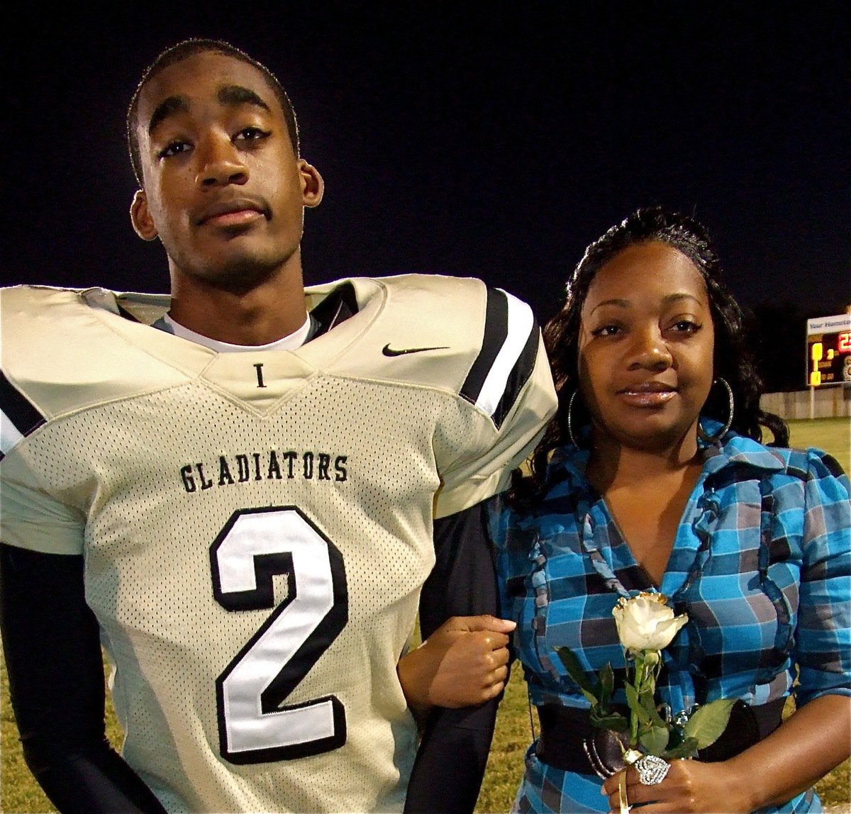 Image: Heath Clemons — As a senior, Heath played receiver, safety and was a kick returner for the Gladiators. Heath also stepped in as quarterback against Blooming Grove, earlier in the season, to help Italy get the win over the Lions.