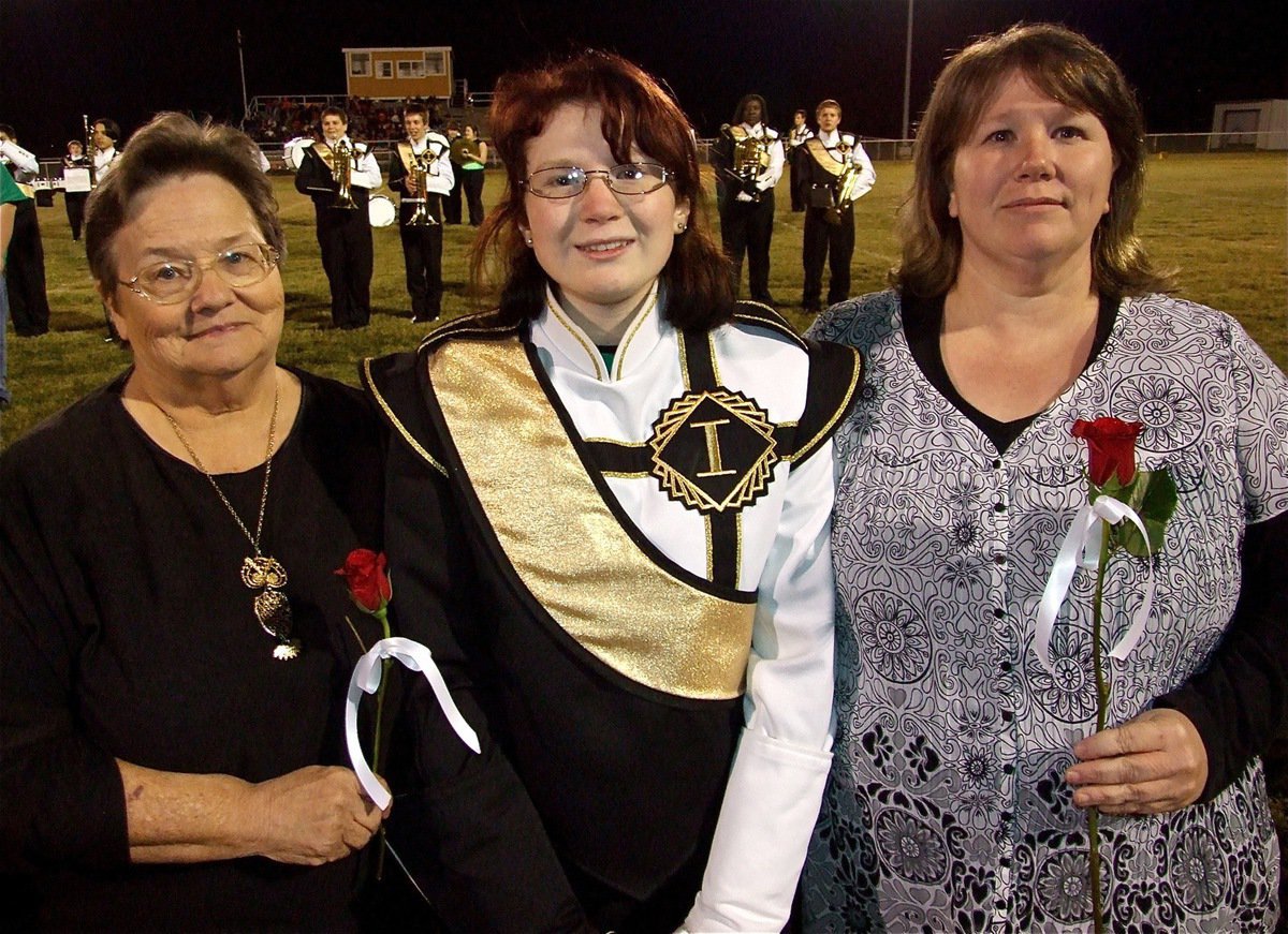 Image: Kaitlan Davidson — A senior, Kaitlan has played baritone and cymbals in the band for 3 years and recently was selected as a marcher of the week.